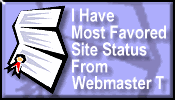 Webmaster T's award